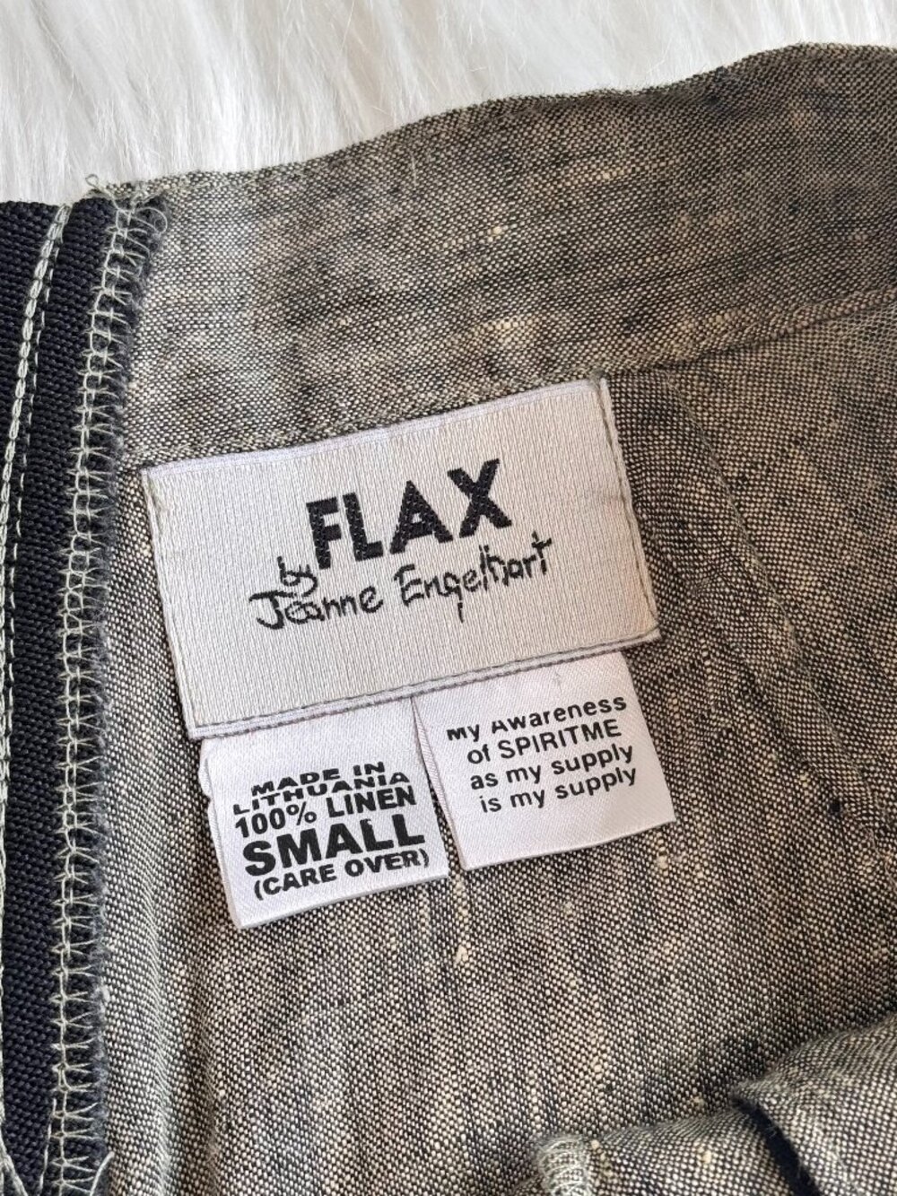 FLAX By JEANNE ENGELHART 100% Linen Women's Wide Leg Pants - Picture 4 of 9